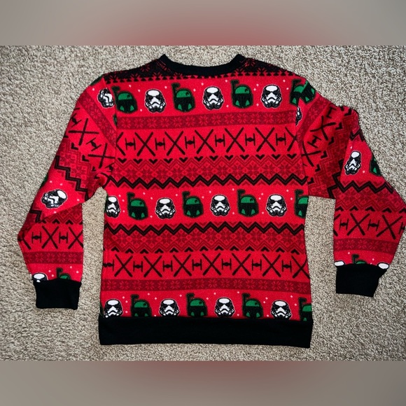 Star Wars Vader “Ugly” Christmas Sweater - Kids Medium - Picture 4 of 6